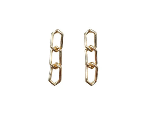 Gold Chain Earrings