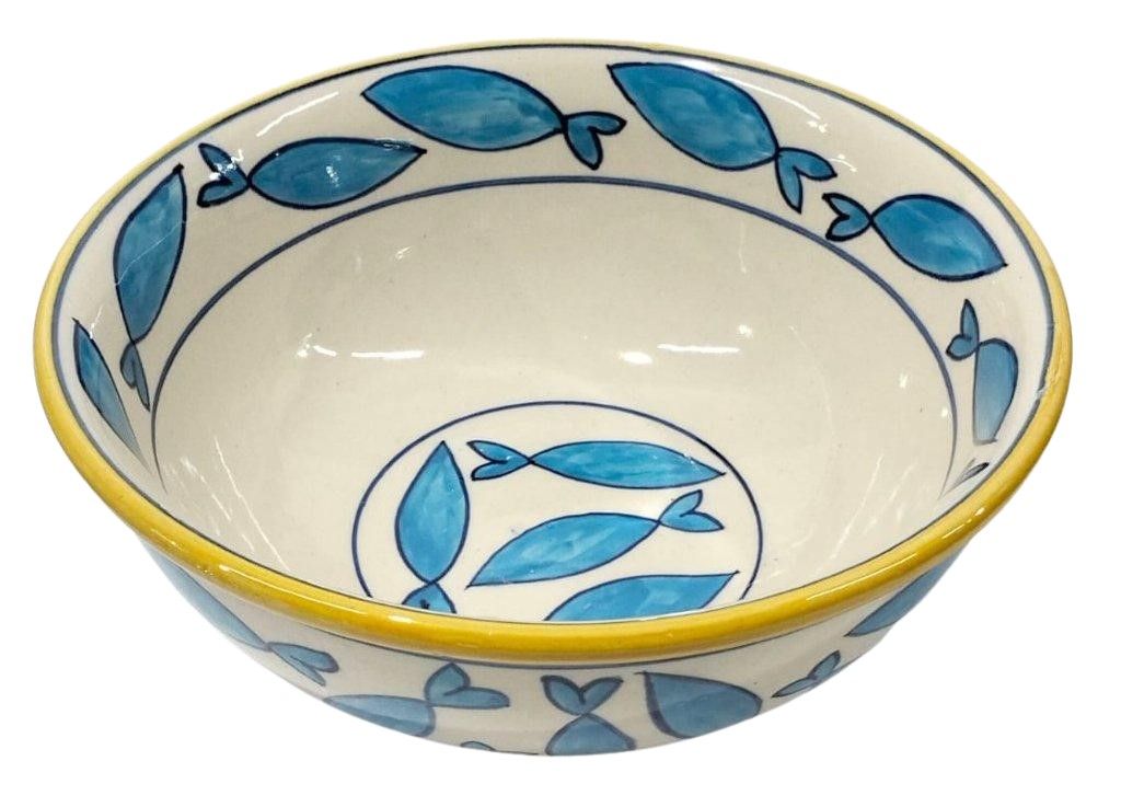 Fish design salad bowl