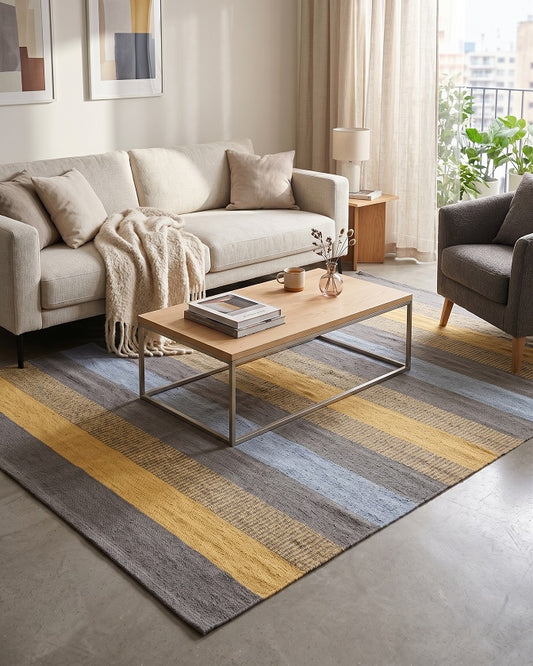 The Sanganer Stripe Rug - Large