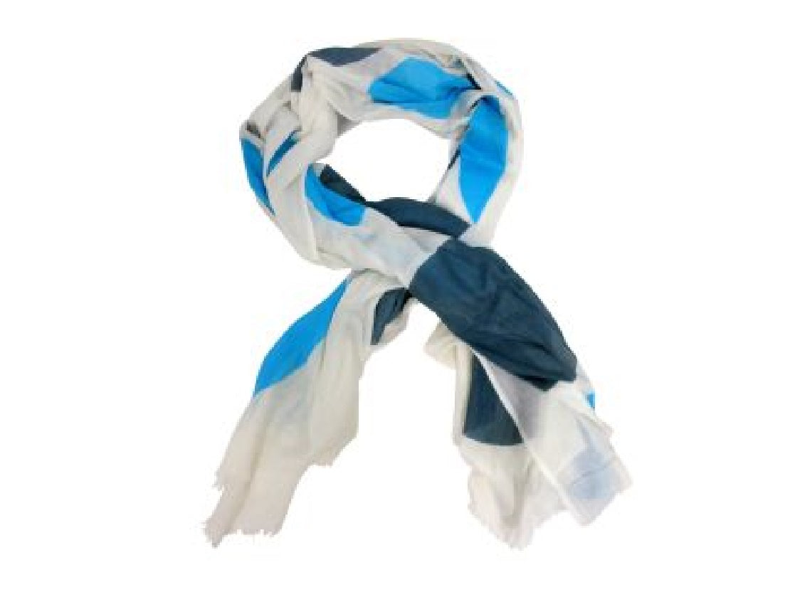 Large Spot Design Cotton Scarf