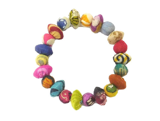 Multi bracelet irregular beads