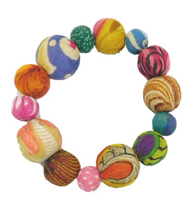 Multi bracelet with large beads