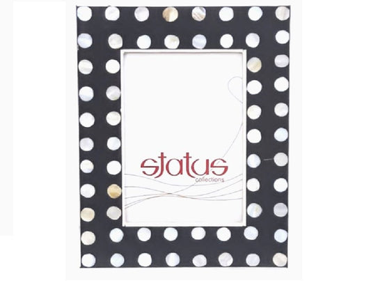 Small Polka Dot Bone Inlay Frame