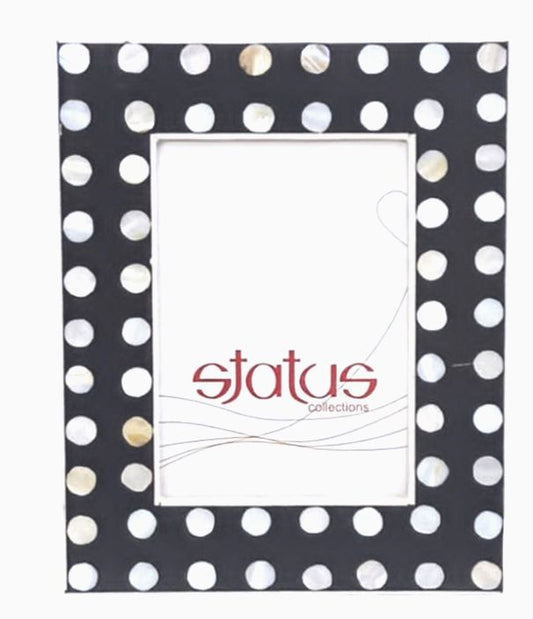 Small Polka Dot Bone Inlay Frame