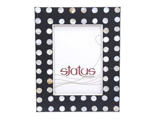 Large Polka Dot Bone Inlay Frame