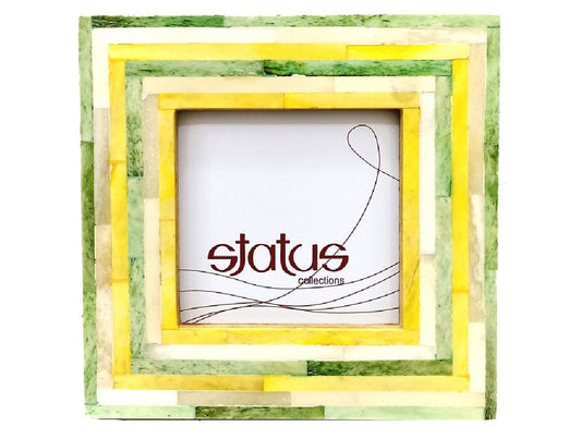 Yellow/green striped frame