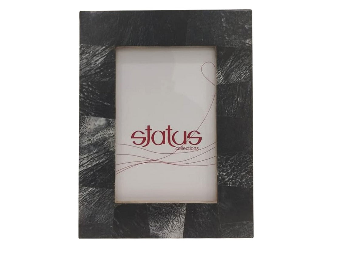 Black/white shaded resin frame