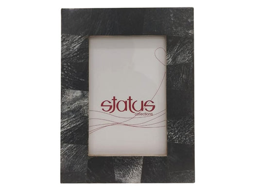 Black/white shaded resin frame