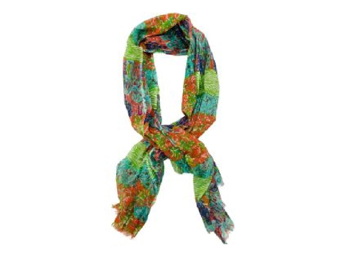 Bright Multi Coloured Cotton Scarf