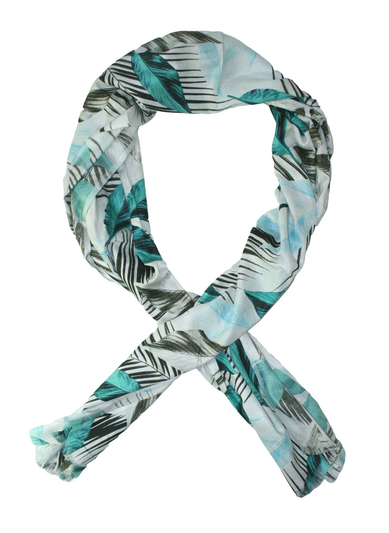 Viscose Leaf Pattern Scarf