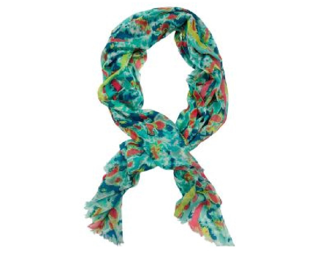 Multi Coloured Cotton Scarf