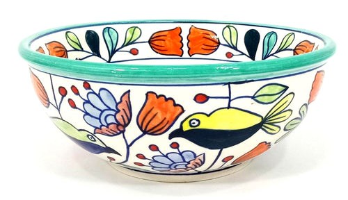 Salad bowl in bird design 24X11 cm
