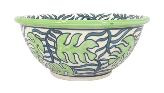 Palm design salad bowl - Sale!