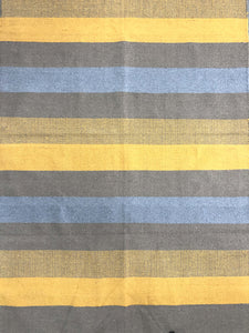 Blue/Grey/yellow kilim rug 150x220 cm