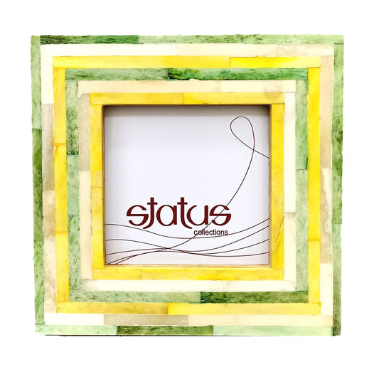 Yellow/green striped frame