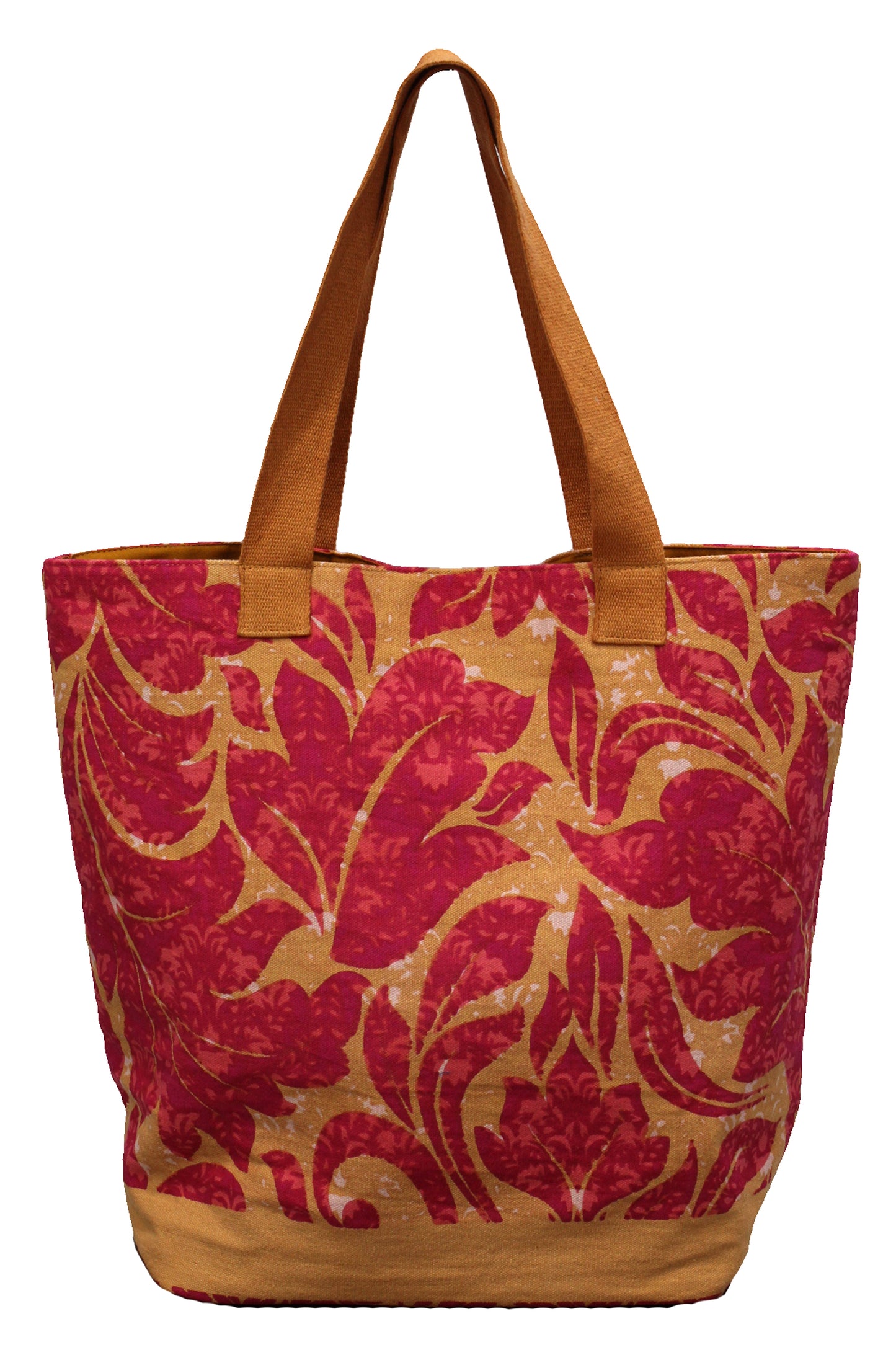 Pink and Orange Leaf Bag
