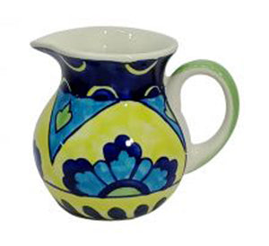 SALE!! Yellow ceramic milk jug